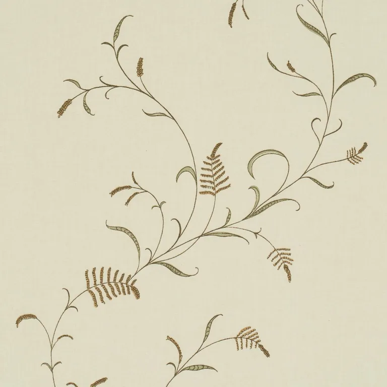 Schumacher 183201 Winding Wheat Green fabric swatch