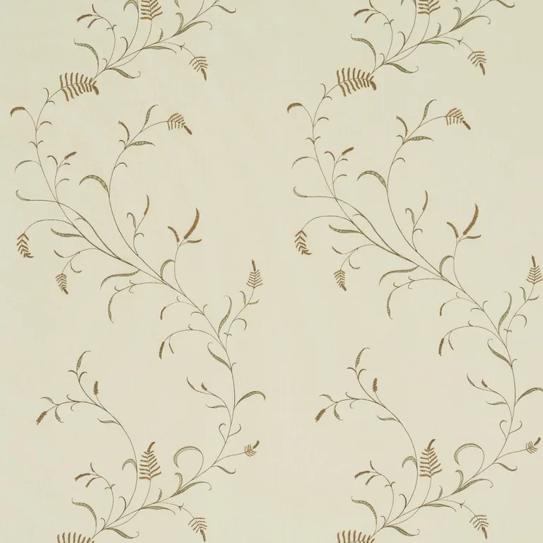 Schumacher 183201 Winding Wheat Green fabric swatch