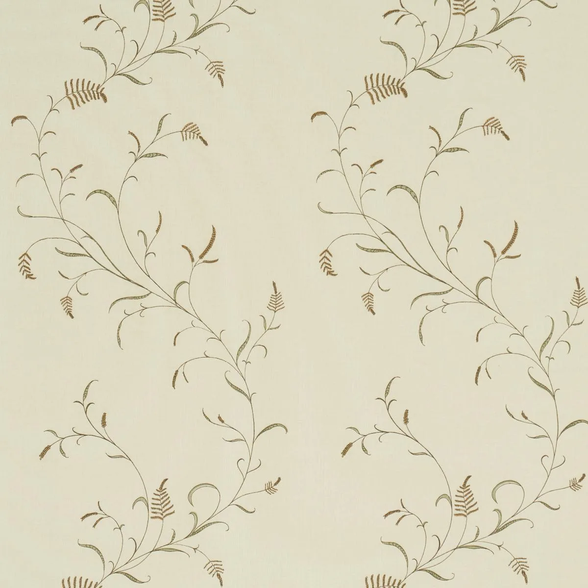 Schumacher 183201 Winding Wheat Green fabric swatch
