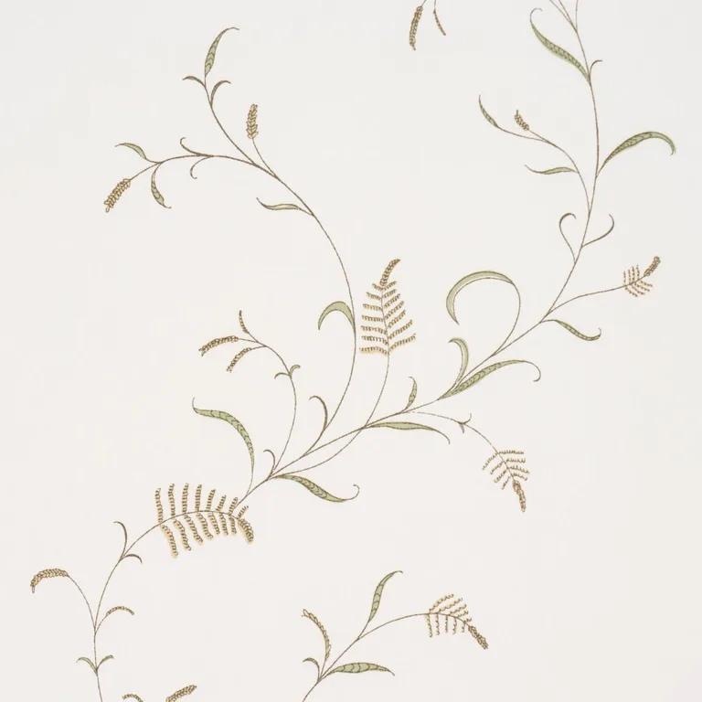 Schumacher 183202 Winding Wheat Neutral fabric swatch
