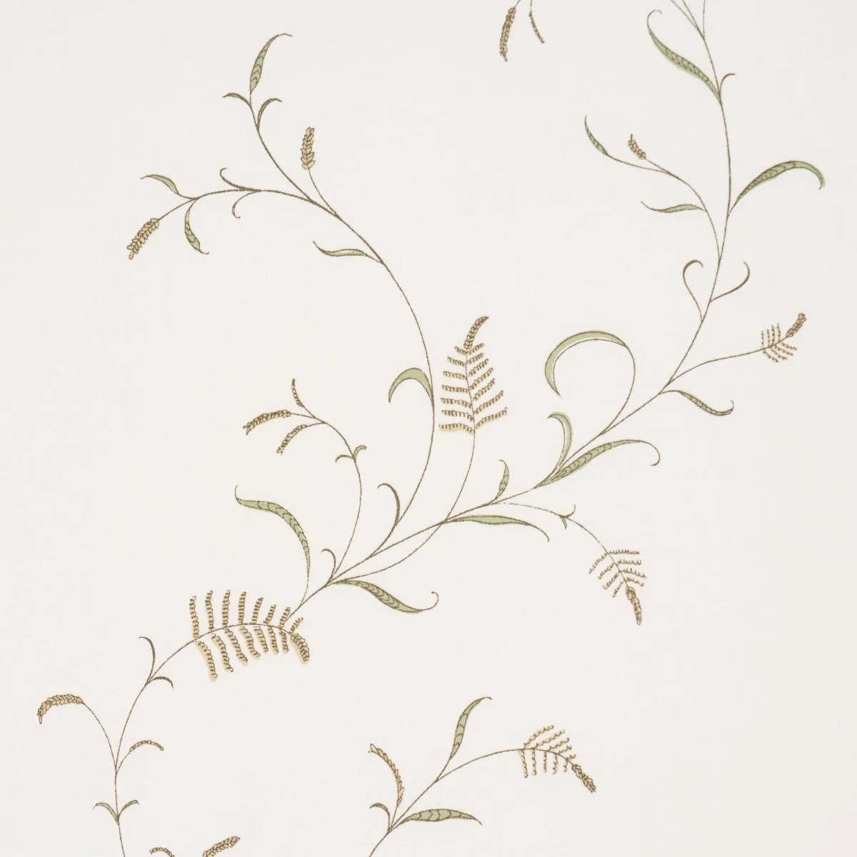 Schumacher 183202 Winding Wheat Neutral fabric swatch