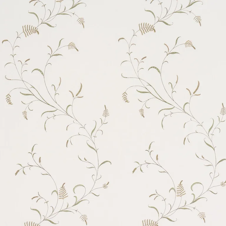 Schumacher 183202 Winding Wheat Neutral fabric swatch