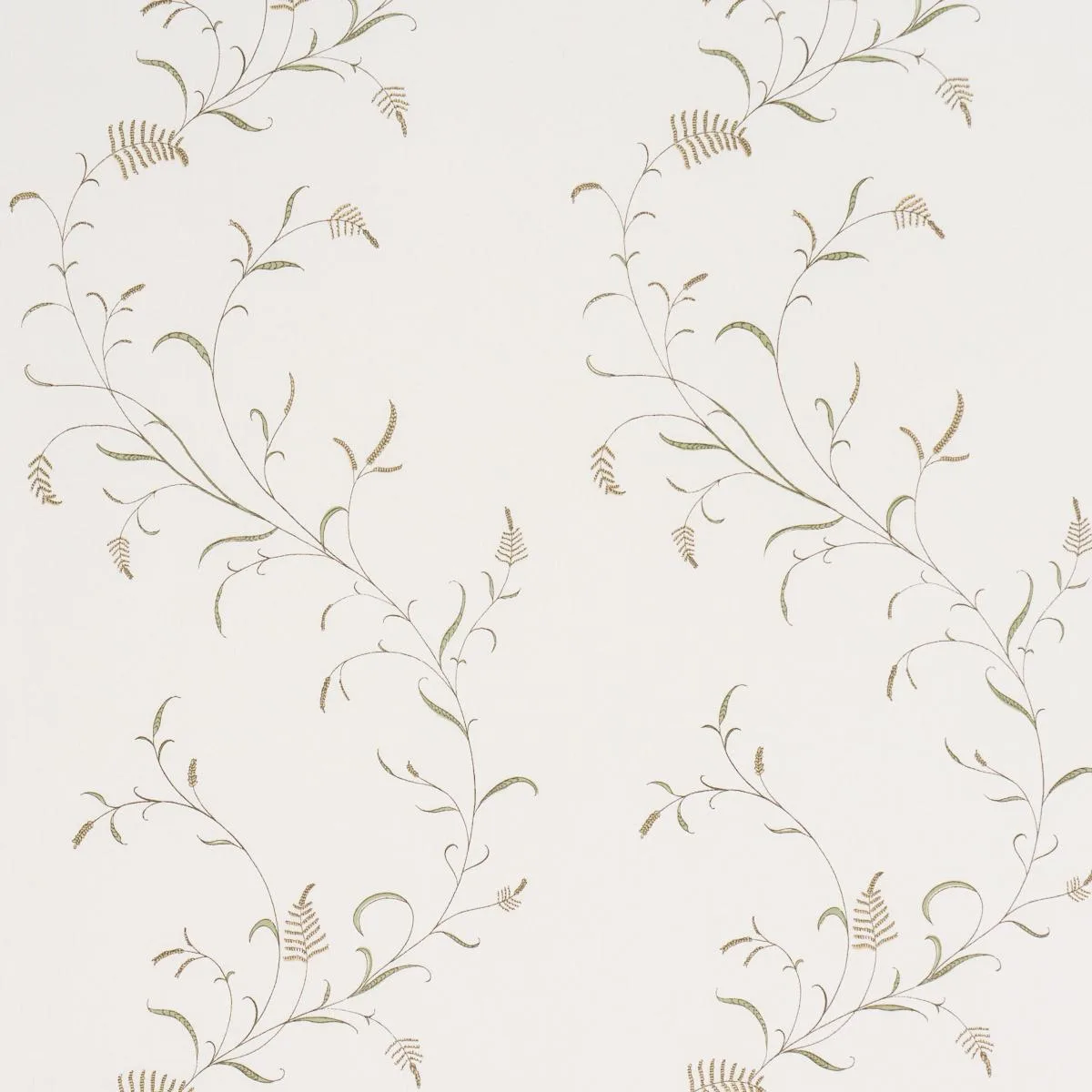 Schumacher 183202 Winding Wheat Neutral fabric swatch