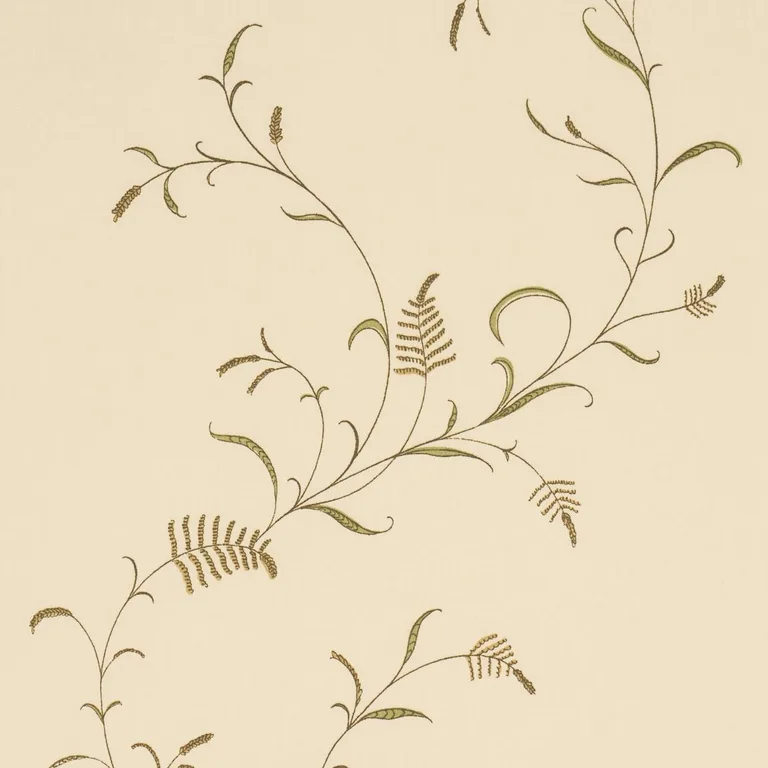 Schumacher 183200 Winding Wheat Yellow fabric swatch