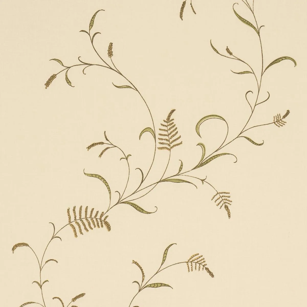 Schumacher 183200 Winding Wheat Yellow fabric swatch