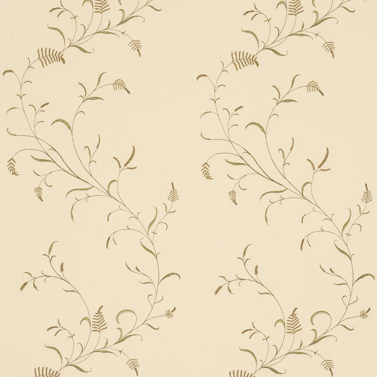 Schumacher 183200 Winding Wheat Yellow fabric swatch