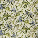 Schumacher 1318000 Wisteria Vine Periwinkle fabric swatch