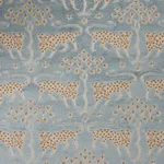 Schumacher 80080 Woodland Leopard Velvet Mineral fabric swatch
