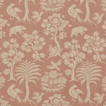 Schumacher 176170 Woodland Silhouette Blush fabric swatch
