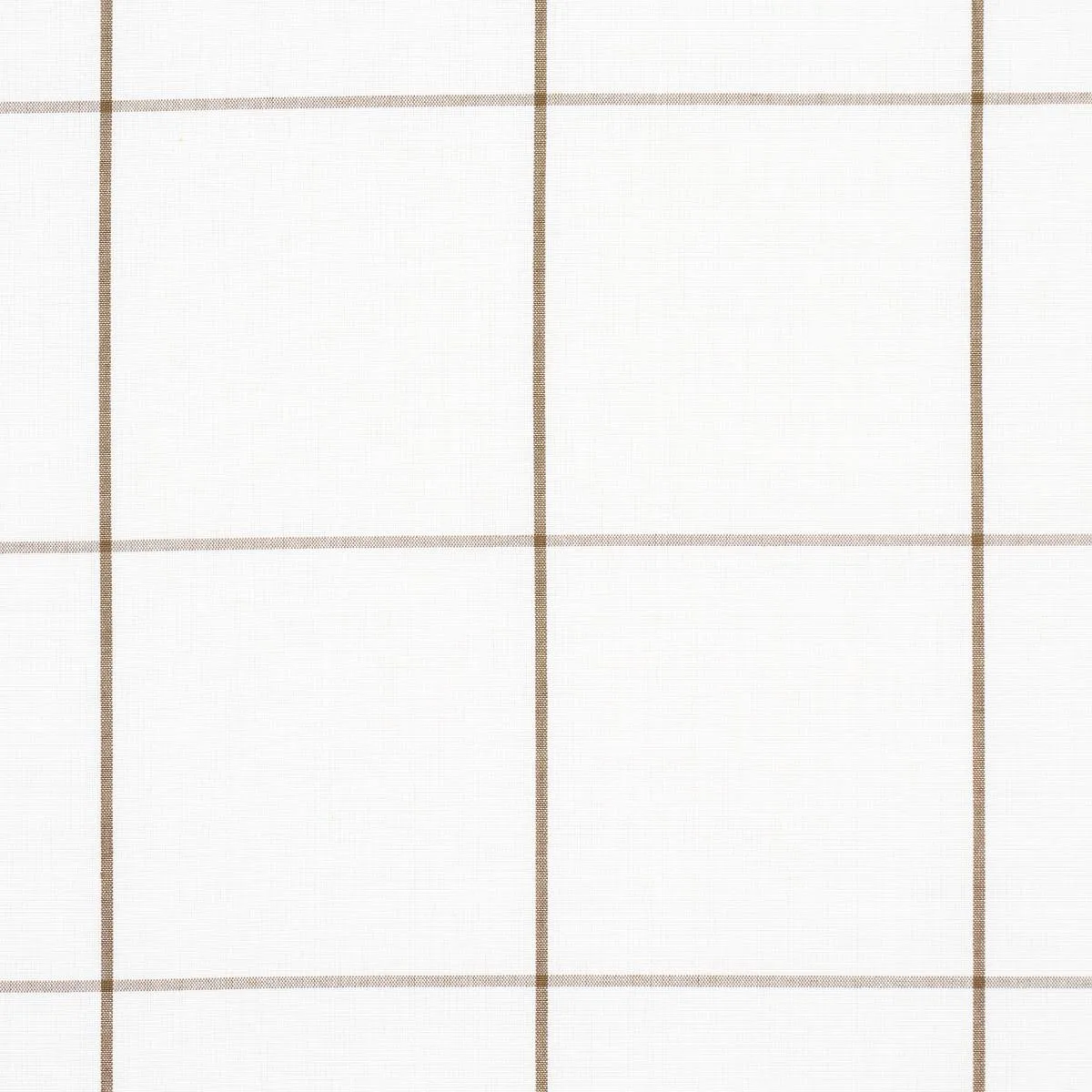Schumacher 83030 Woodman Check Berber Brown fabric swatch