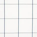 Schumacher 83034 Woodman Check Indigo fabric swatch