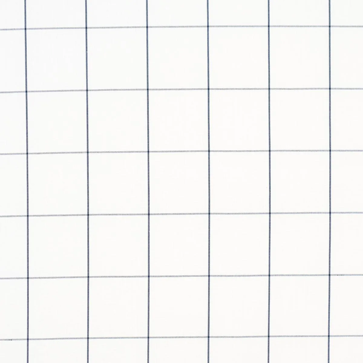 Schumacher 83034 Woodman Check Indigo fabric swatch
