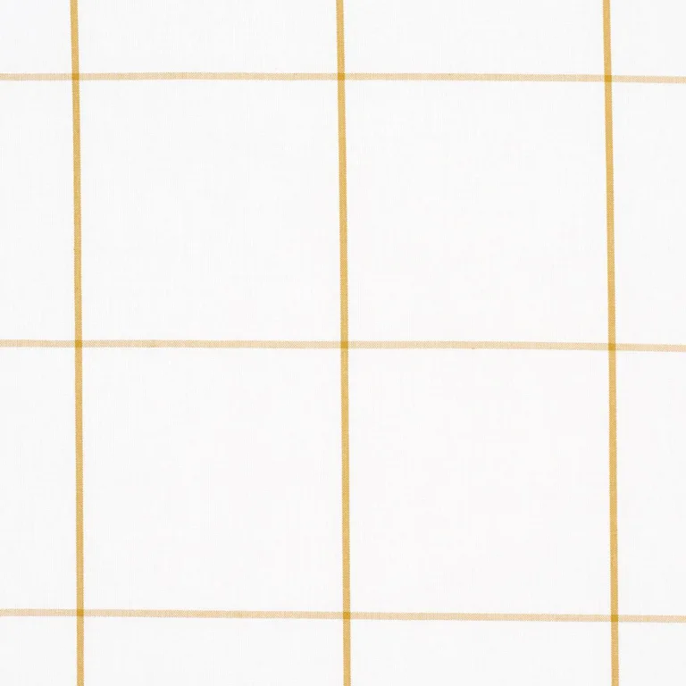 Schumacher 83032 Woodman Check Straw fabric swatch
