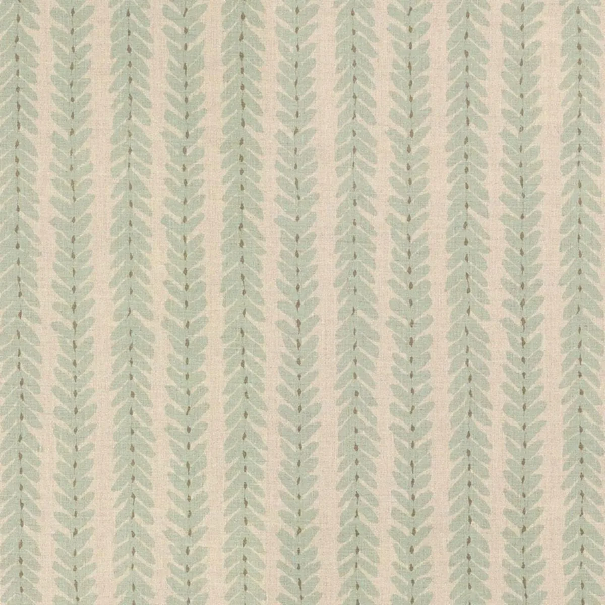 Schumacher WOOD003 Woodperry Aqua fabric swatch