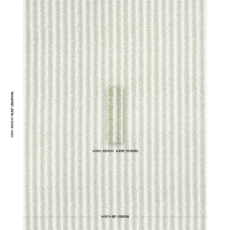 Schumacher WOOD007 Woodperry Moss fabric swatch