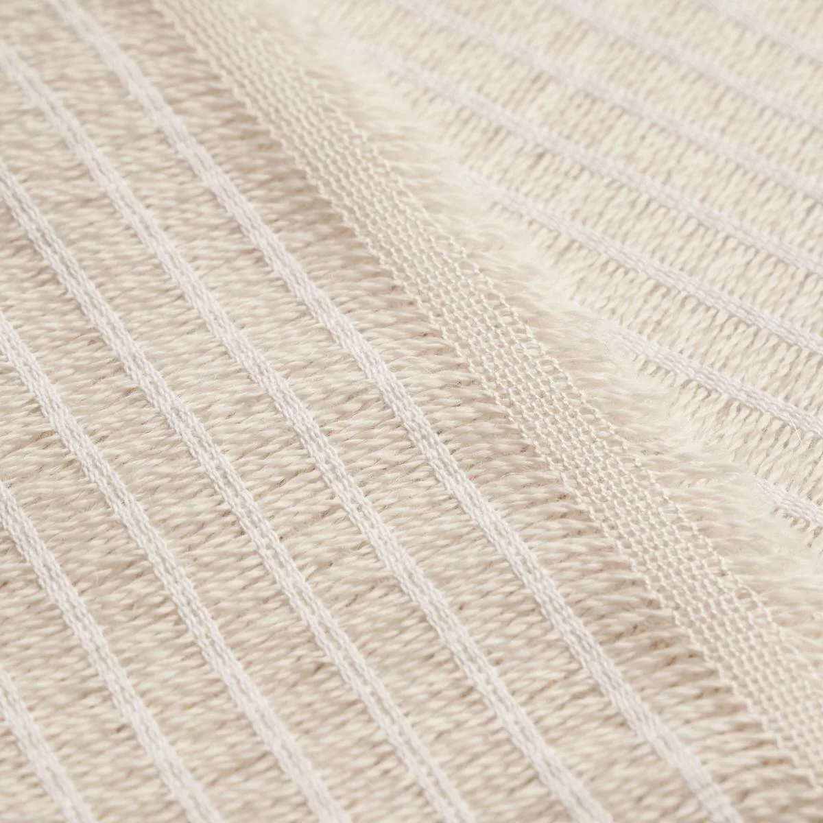 Schumacher 81941 Wren Alpaca Sheer Ivory fabric swatch