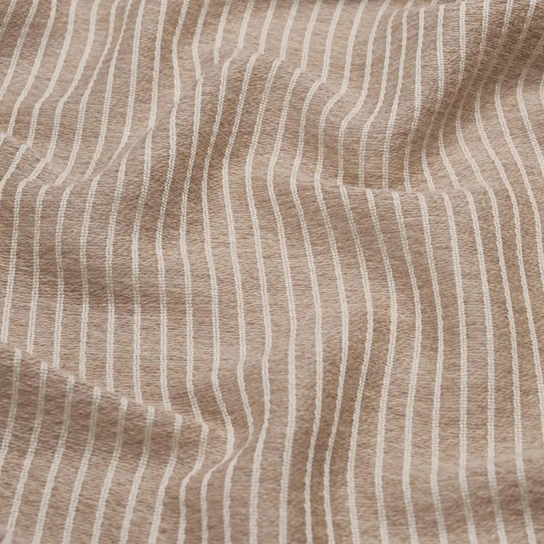 Schumacher 81942 Wren Alpaca Sheer Natural fabric swatch