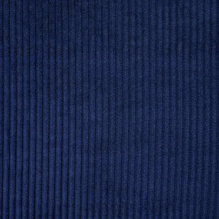 Schumacher 80452 Wyatt Corduroy Navy fabric swatch