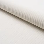Schumacher 80456 Wyatt Corduroy Winter White fabric swatch