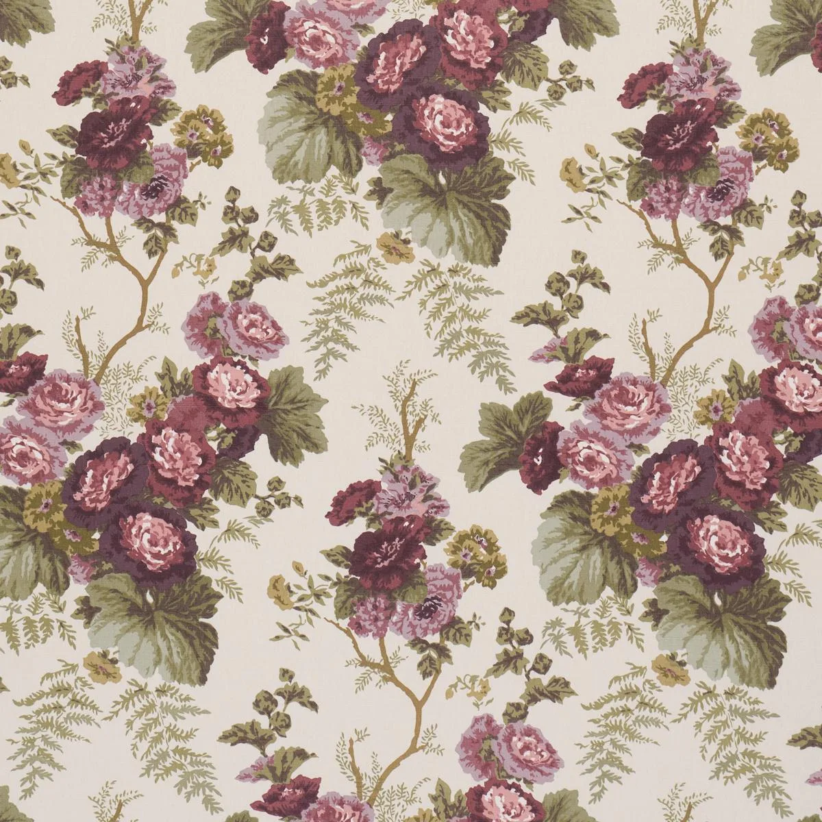 178115 Wycombe Park Aubergine Fabric