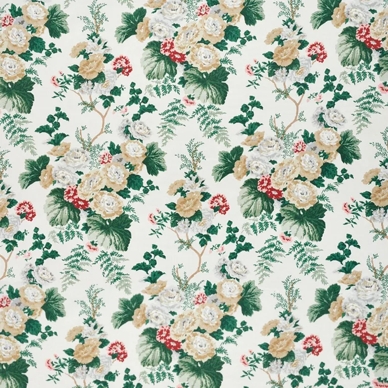 Schumacher 178110 Wycombe Park Neutral fabric swatch