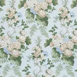 Schumacher 178113 Wycombe Park Sky fabric swatch