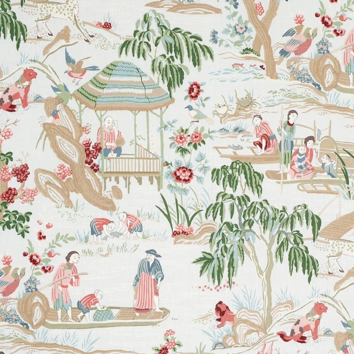 176773 Yangtze River Aqua Fabric