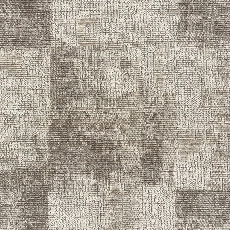 Schumacher 73961 Zagros Velvet Taupe fabric swatch