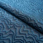 Schumacher 83022 Zambezi Velvet Slate Blue fabric swatch