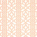 Schumacher 175747 Zanzibar Trellis Coral fabric swatch