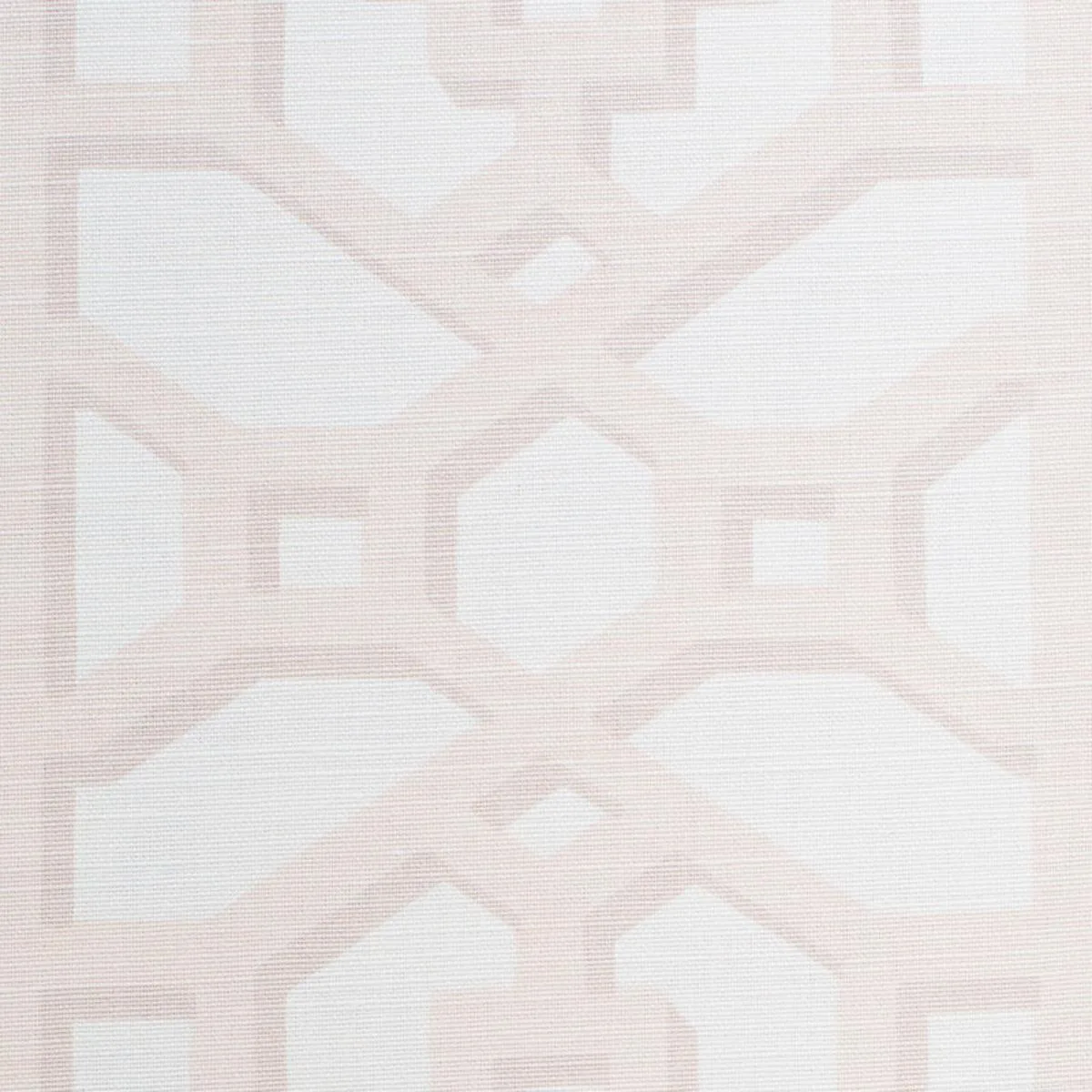 Schumacher 175743 Zanzibar Trellis Matte Blush fabric swatch