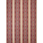 Schumacher 78392 Zarzuela Stripe Embroidery Multi fabric swatch