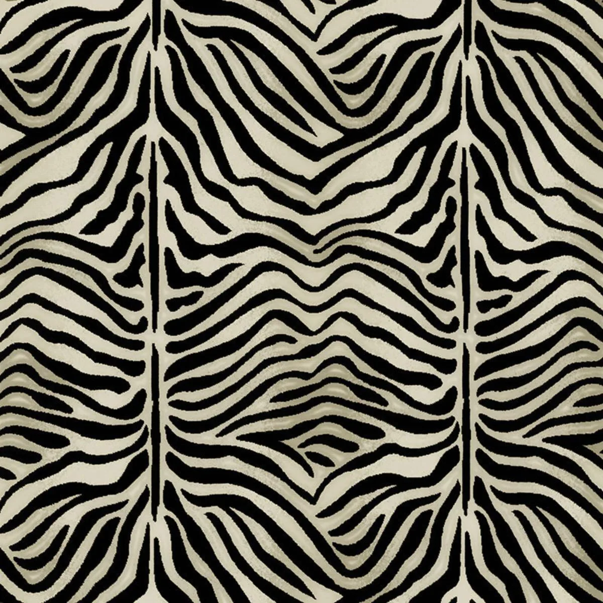 Schumacher 43492 Ze'bre éPinglé Java/Ivory fabric swatch
