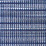 Schumacher 79070 Zealand Check Denim fabric swatch