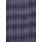 Schumacher 79072 Zealand Check Navy Multi fabric swatch