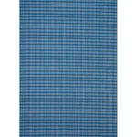 Schumacher 79071 Zealand Check Peacock fabric swatch