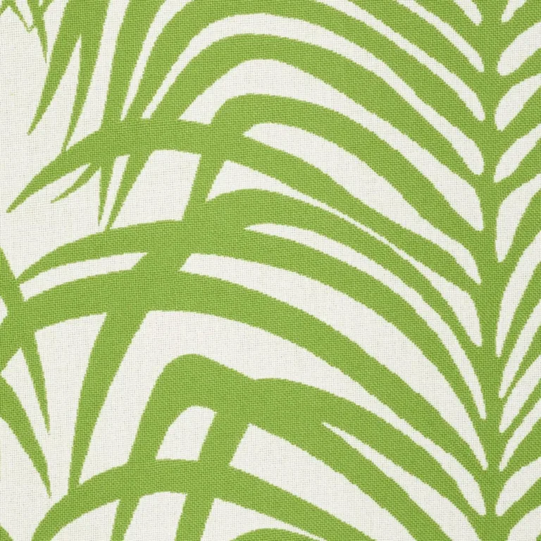 Schumacher 73171 Zebra Palm Indoor/Outdoor Leaf fabric swatch