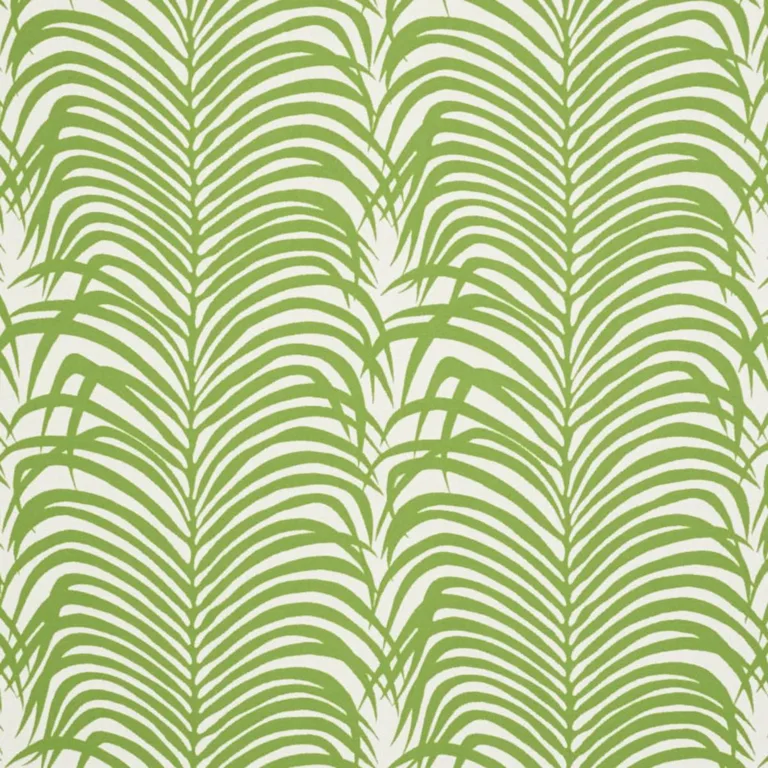Schumacher 73171 Zebra Palm Indoor/Outdoor Leaf fabric swatch