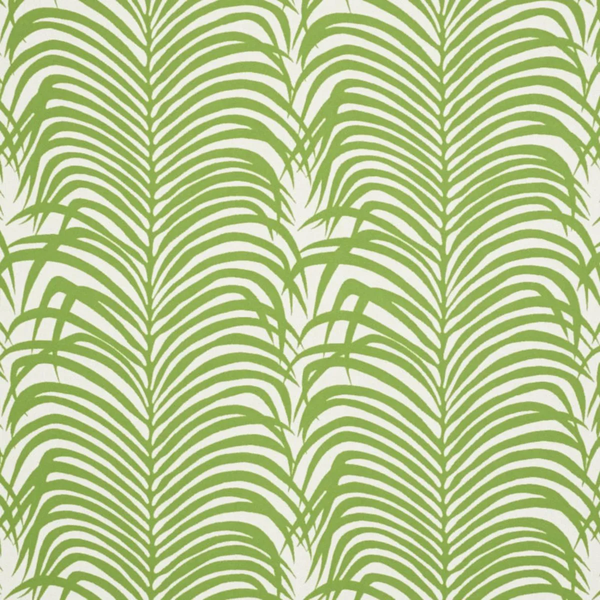 Schumacher 73171 Zebra Palm Indoor/Outdoor Leaf fabric swatch