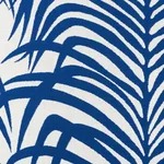 Schumacher 73170 Zebra Palm Indoor/Outdoor Navy fabric swatch
