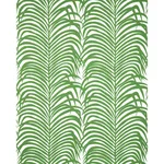 Schumacher 174871 Zebra Palm Jungle fabric swatch