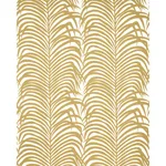 Schumacher 174870 Zebra Palm Khaki fabric swatch