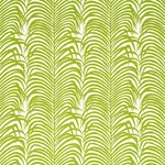 Schumacher 82780 Zebra Palm Woven Indoor/Outdoor Green fabric swatch