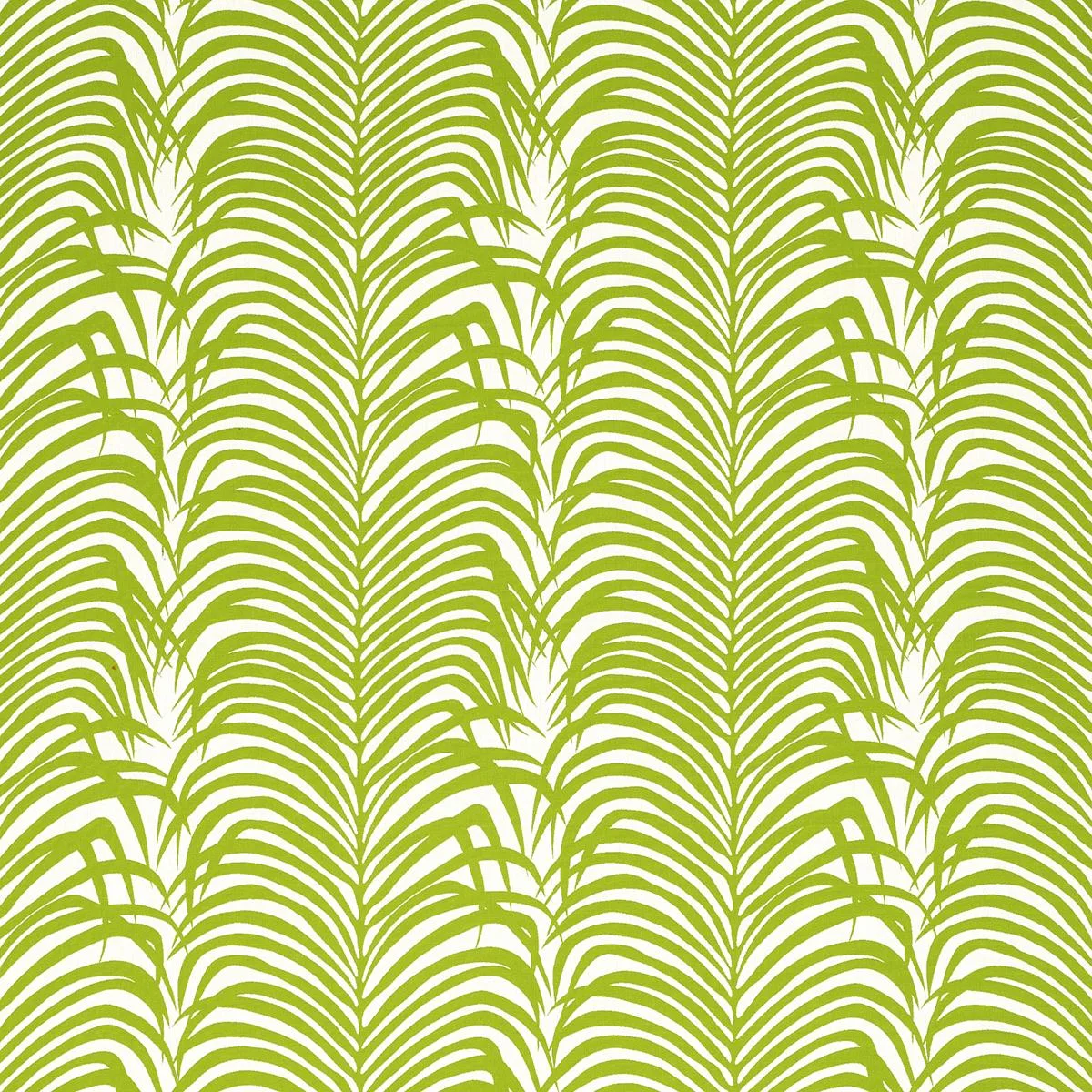 Schumacher 82780 Zebra Palm Woven Indoor/Outdoor Green fabric swatch