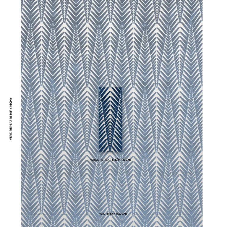 Schumacher 83400 Zebra Velvet Silver Blue fabric swatch