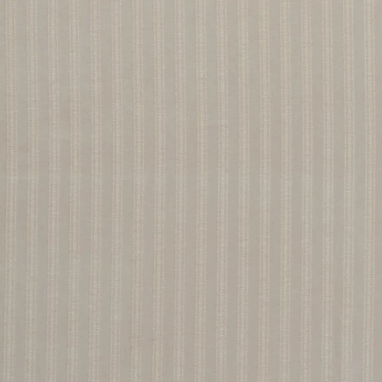 Schumacher 71081 Zelda Stripe Platinum fabric swatch
