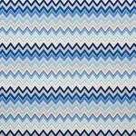 Schumacher 76300 Zenyatta Mondatta Ii Blue fabric swatch