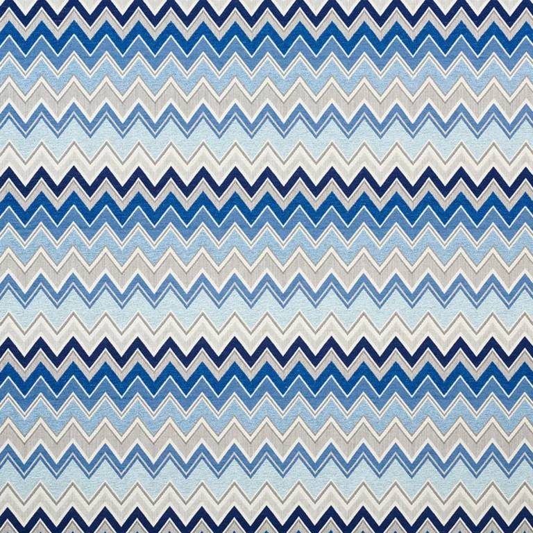 Schumacher 76300 Zenyatta Mondatta Ii Blue fabric swatch