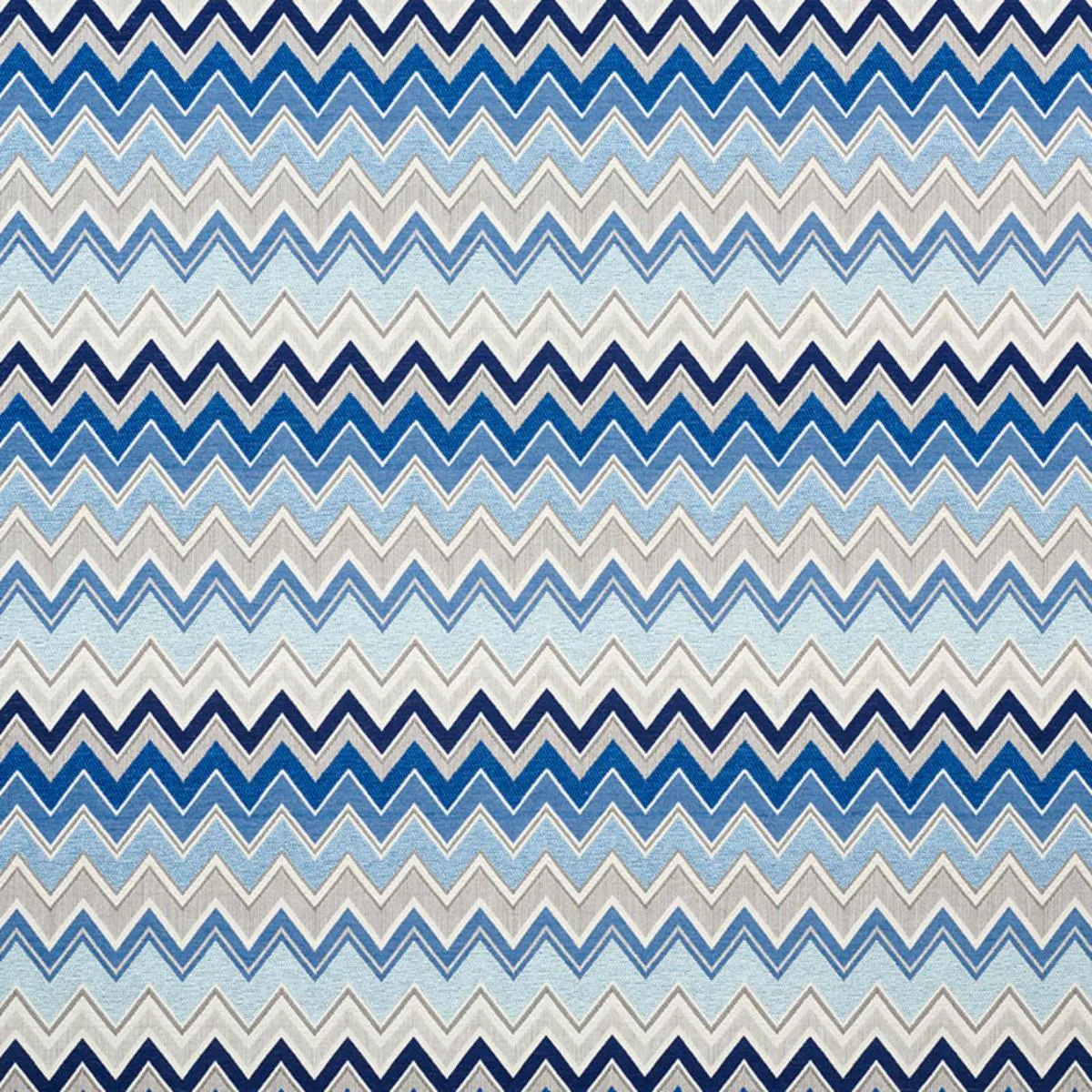 Schumacher 76300 Zenyatta Mondatta Ii Blue fabric swatch