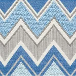 Schumacher 76300 Zenyatta Mondatta Ii Blue fabric swatch